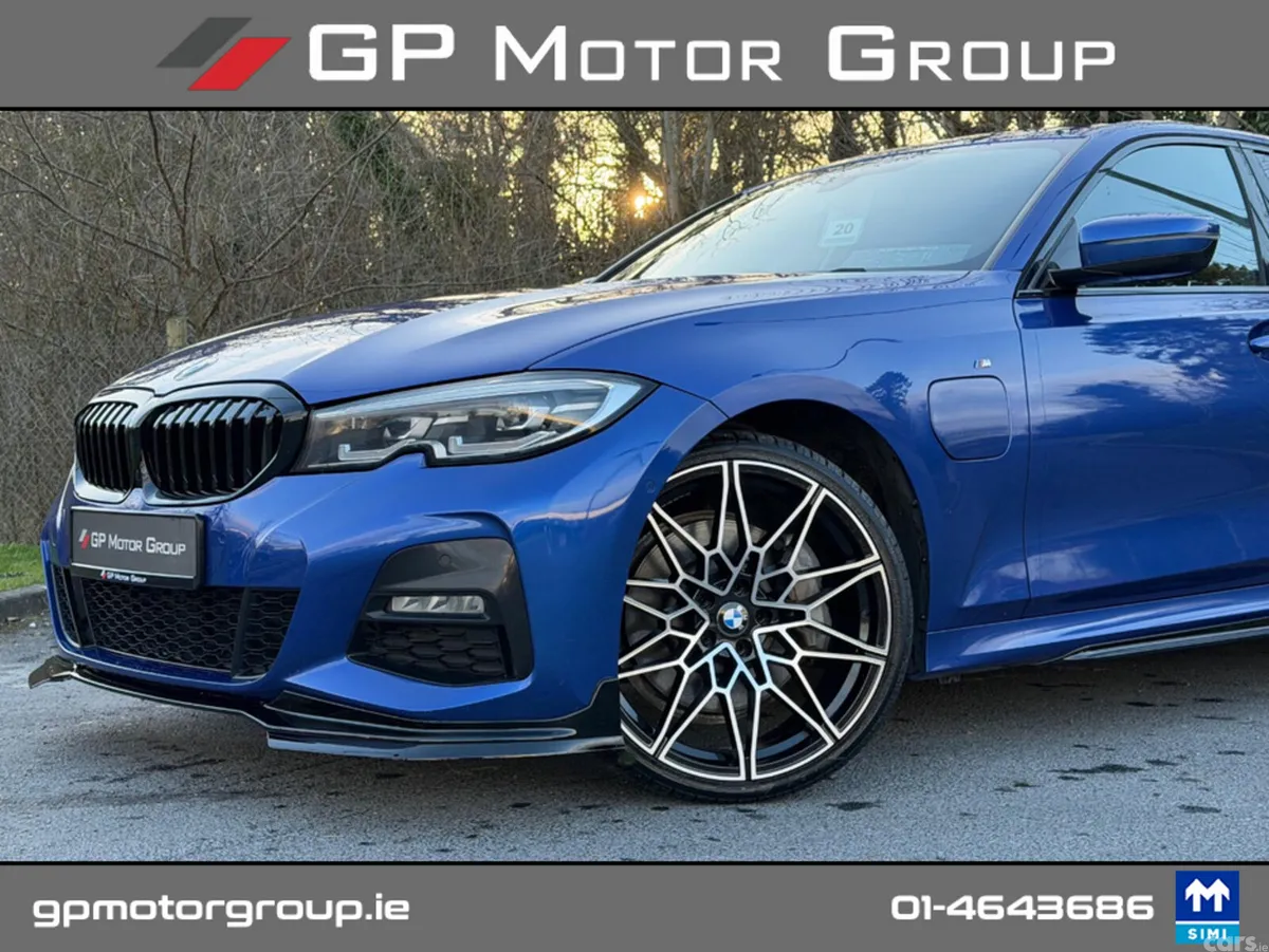 BMW 3-Series Saloon, Petrol Plug-in Hybrid, 2019, Blue