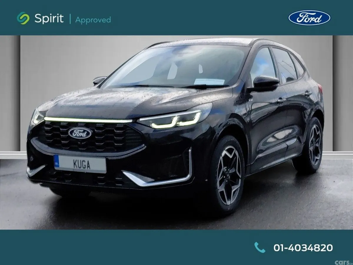 Ford Kuga SUV, Petrol Plug-in Hybrid, 2026, Black