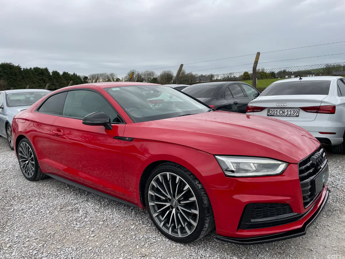Audi A5 Coupe, Diesel, 2018, Red