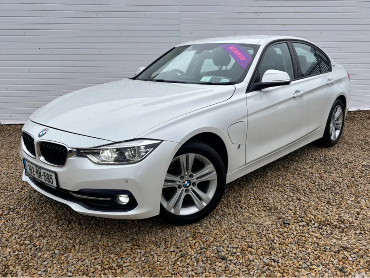 BMW 3-Series Saloon, Petrol Plug-in Hybrid, 2018, White
