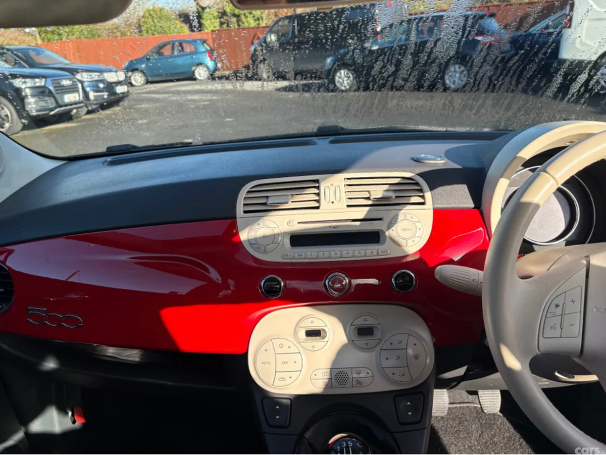 Fiat 500 Hatchback, Petrol, 2015, Red