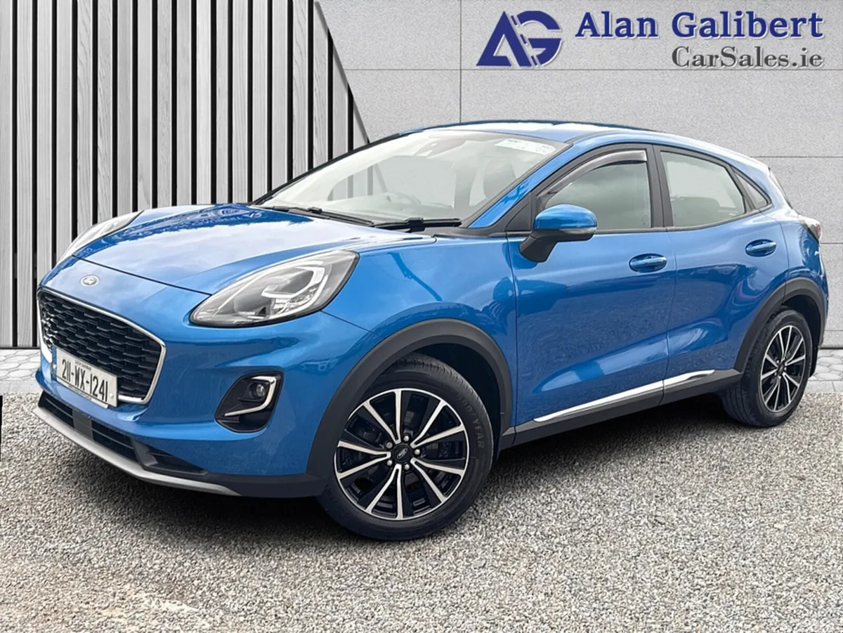 Ford Puma MPV, Petrol Hybrid, 2021, Blue