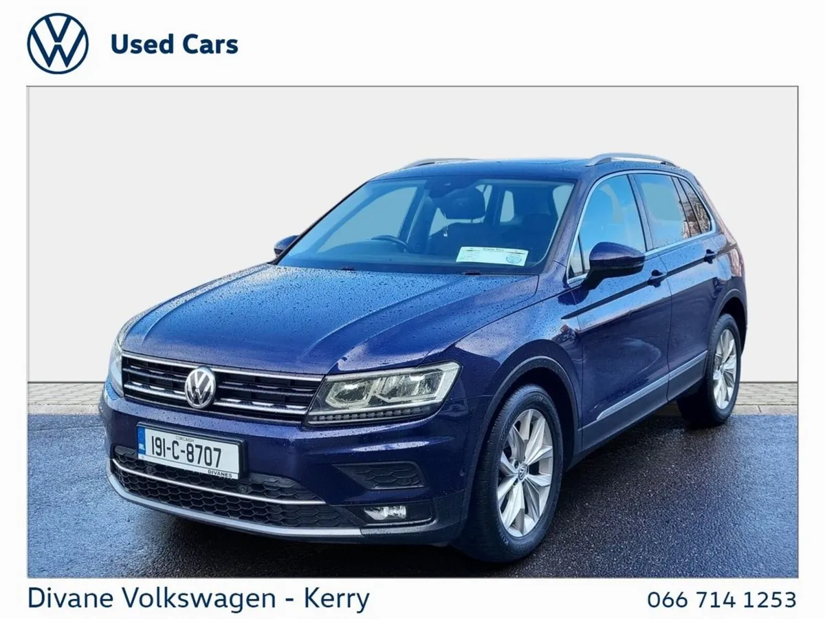 Volkswagen Tiguan SUV, Diesel, 2019, Blue