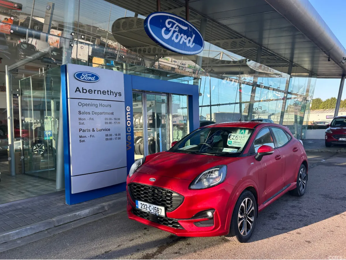 Ford Puma MPV, Petrol Hybrid, 2023, Red