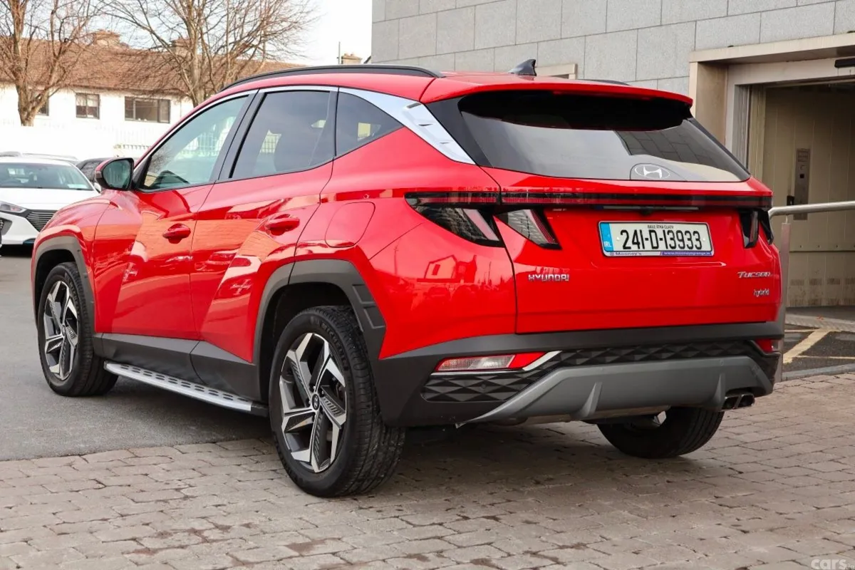 Hyundai Tucson SUV, Petrol Hybrid, 2024, Red