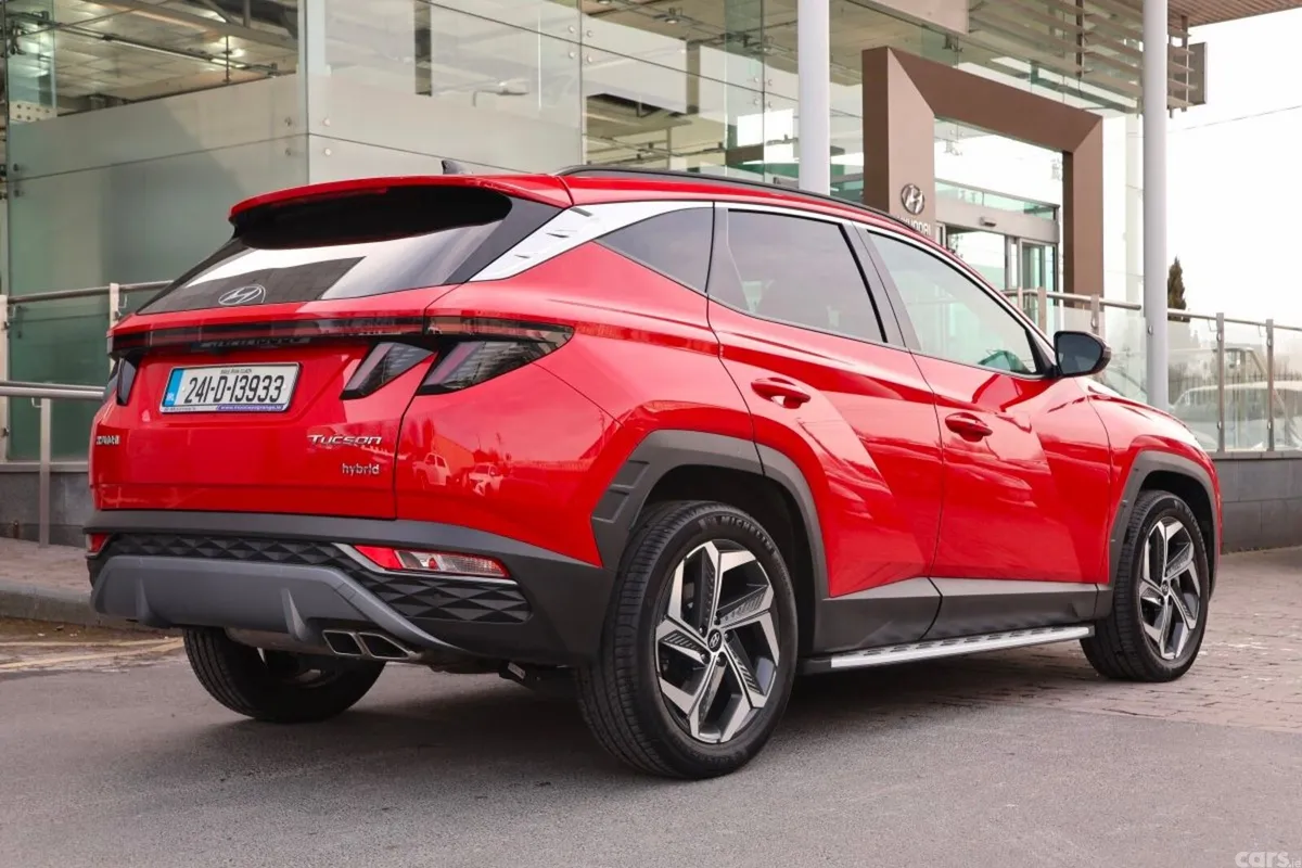 Hyundai Tucson SUV, Petrol Hybrid, 2024, Red