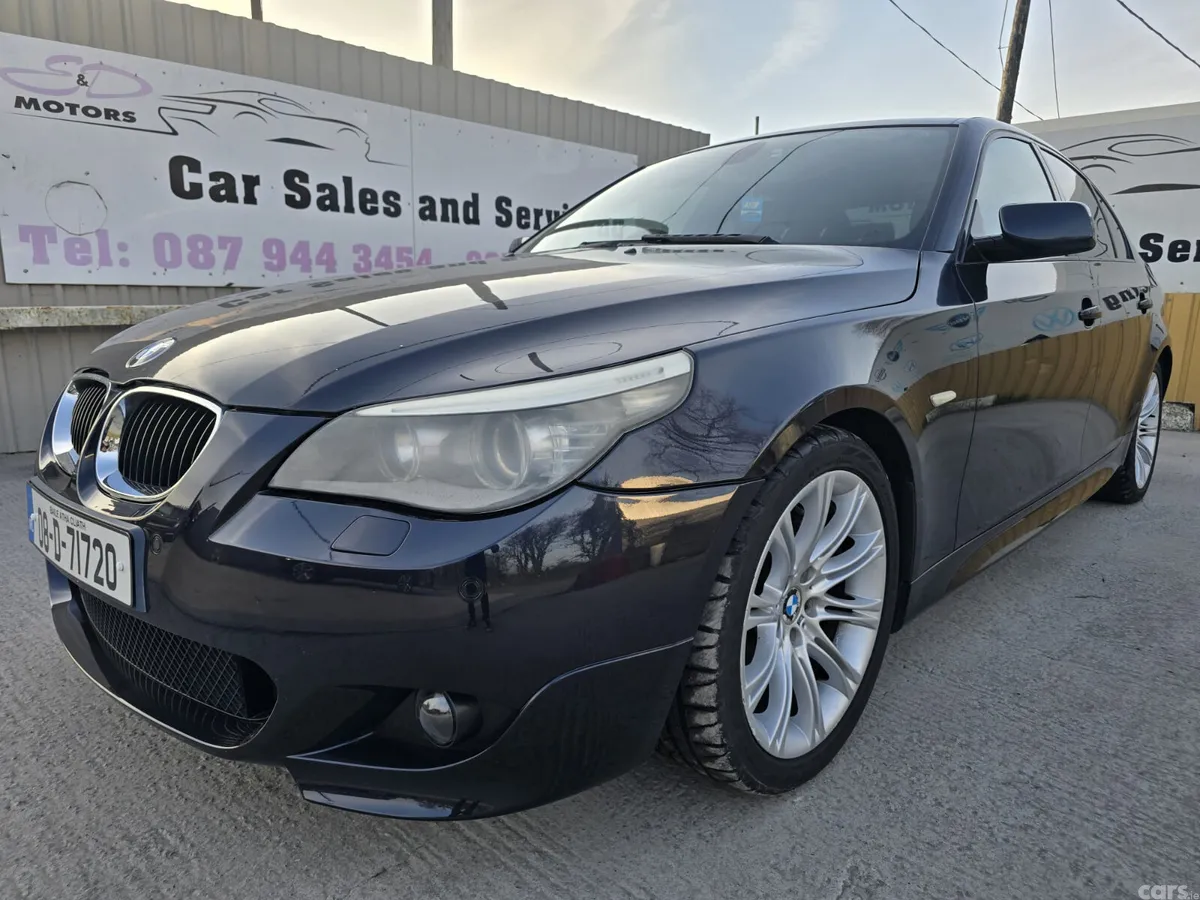 BMW 5-Series Saloon, Diesel, 2008, Black