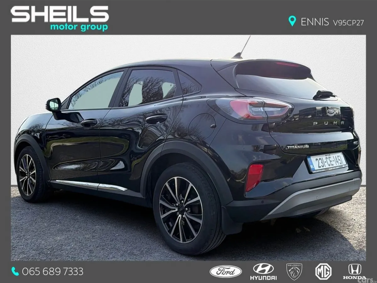 Ford Puma SUV, Petrol Hybrid, 2023, Black