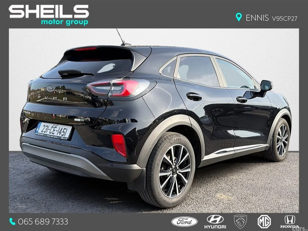 Ford Puma SUV, Petrol Hybrid, 2023, Black
