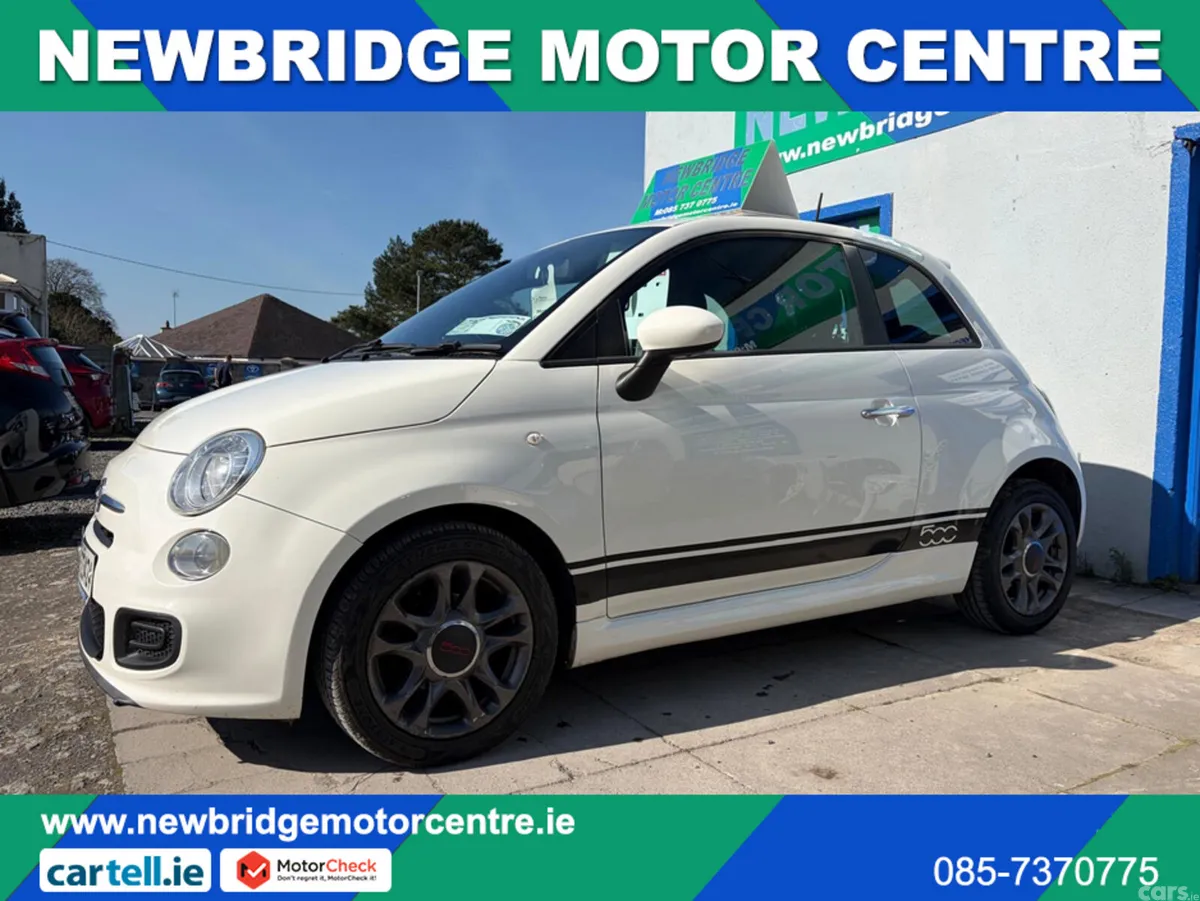 Fiat 500 Hatchback, Petrol, 2014, White