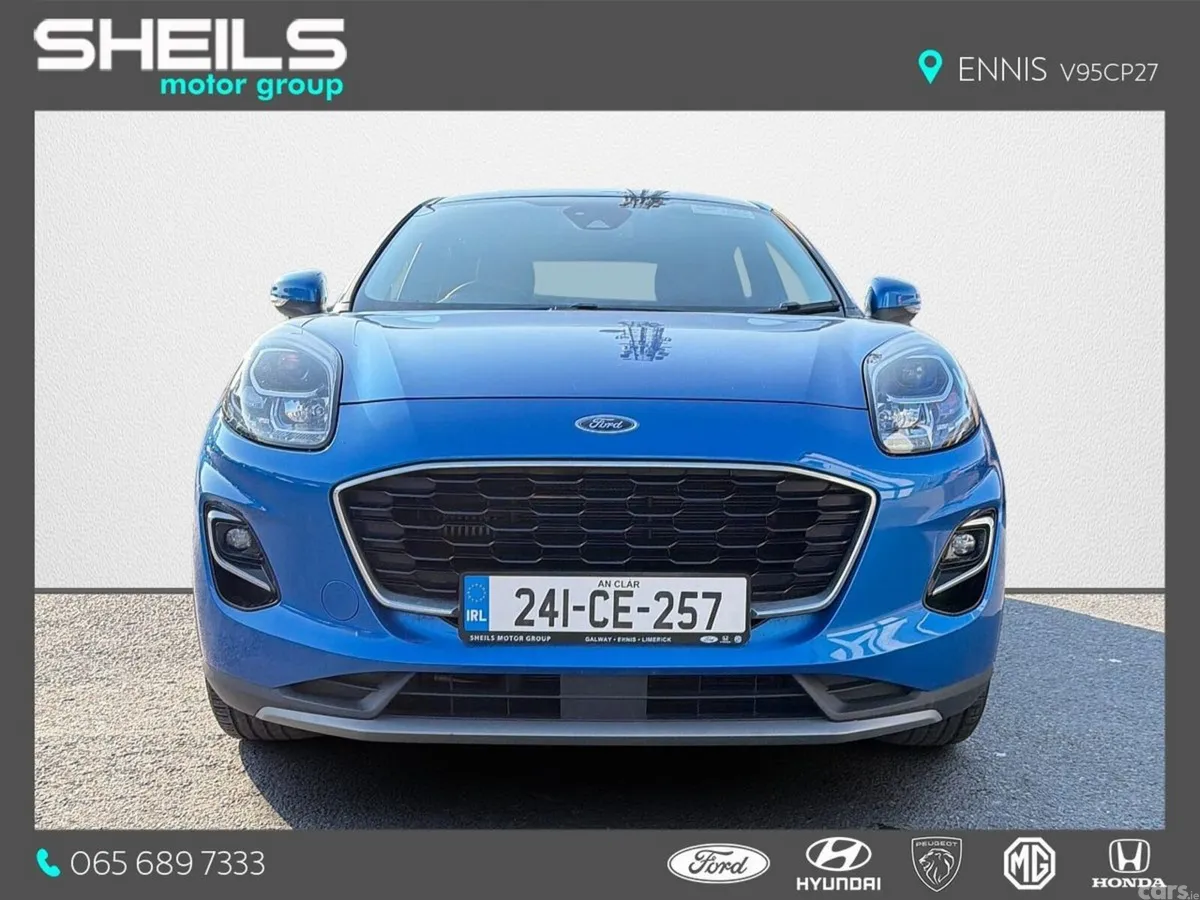 Ford Puma SUV, Petrol Hybrid, 2024, Blue