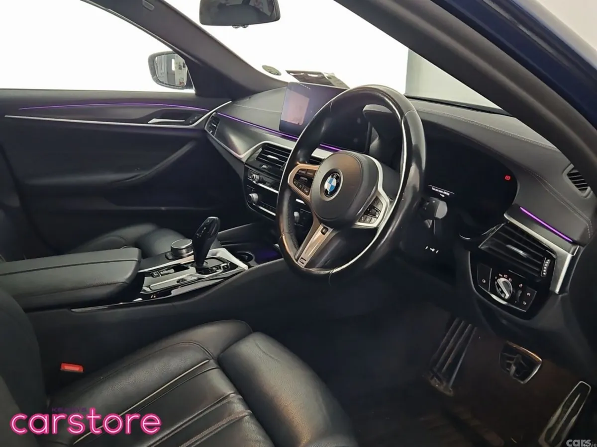 BMW 5-Series Saloon, Petrol Plug-in Hybrid, 2021, Blue