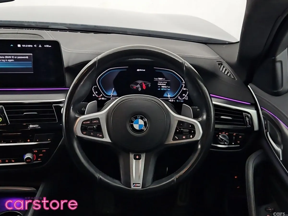 BMW 5-Series Saloon, Petrol Plug-in Hybrid, 2021, Blue