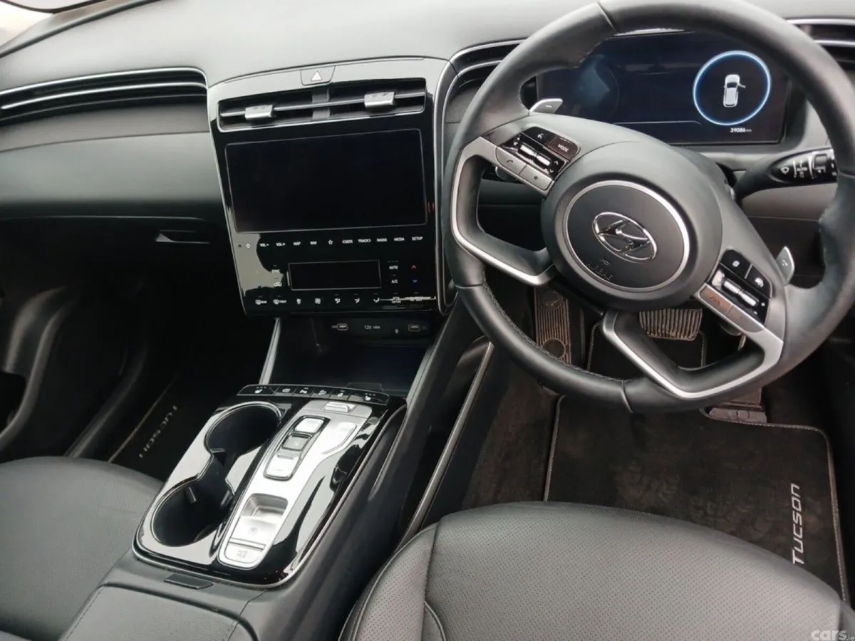 Hyundai Tucson SUV, Petrol Hybrid, 2024, Red