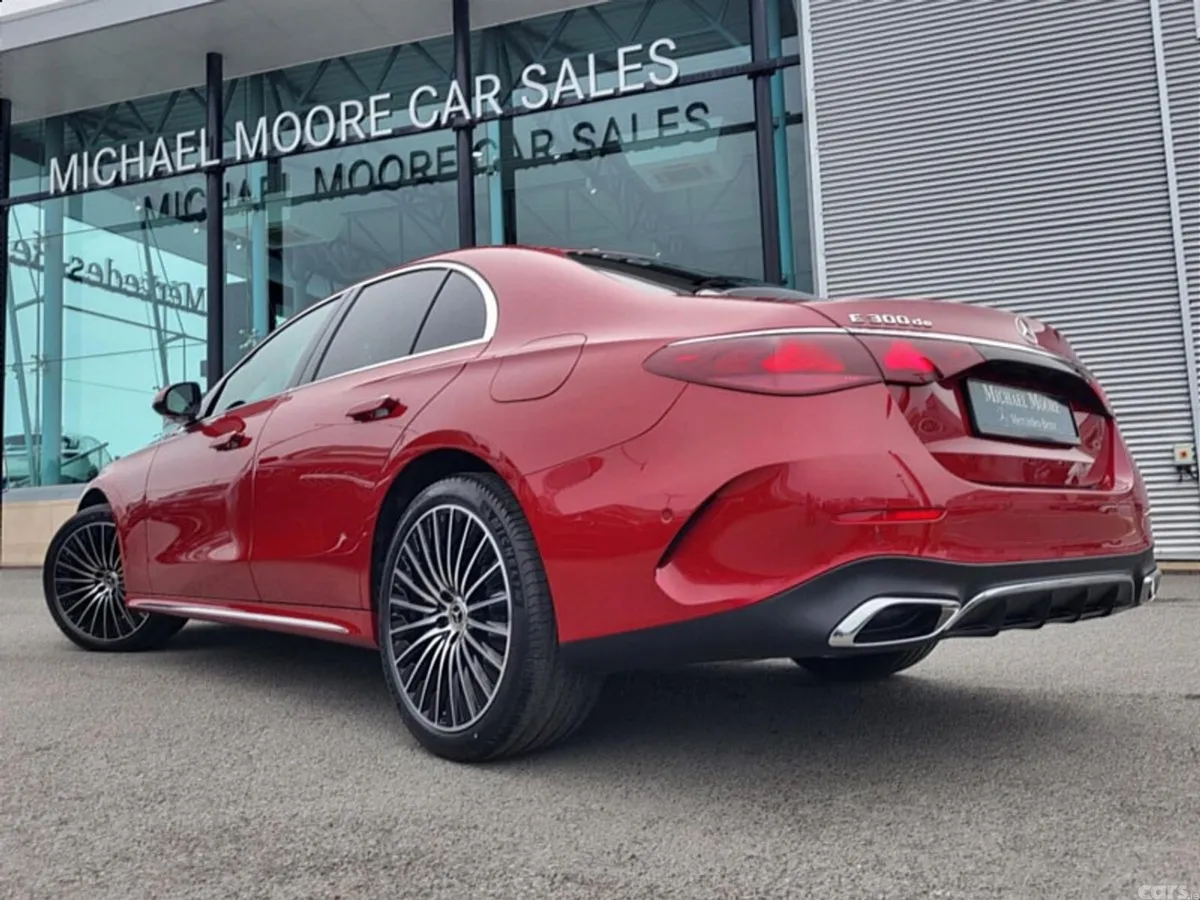 Mercedes-Benz E-Class Saloon, Diesel Plug-in Hybrid, 2027, Red