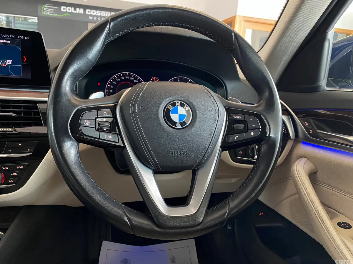 BMW 5-Series Saloon, Diesel, 2019, Blue
