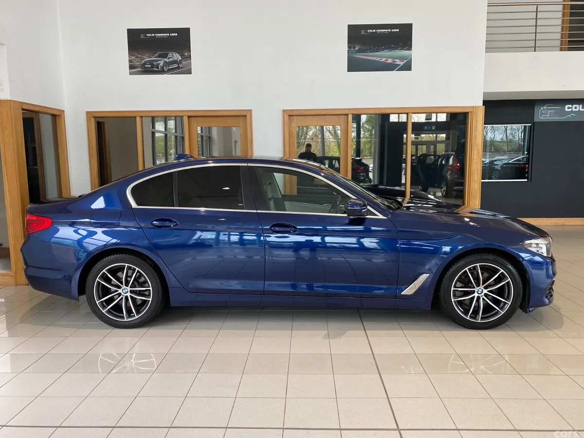 BMW 5-Series Saloon, Diesel, 2019, Blue