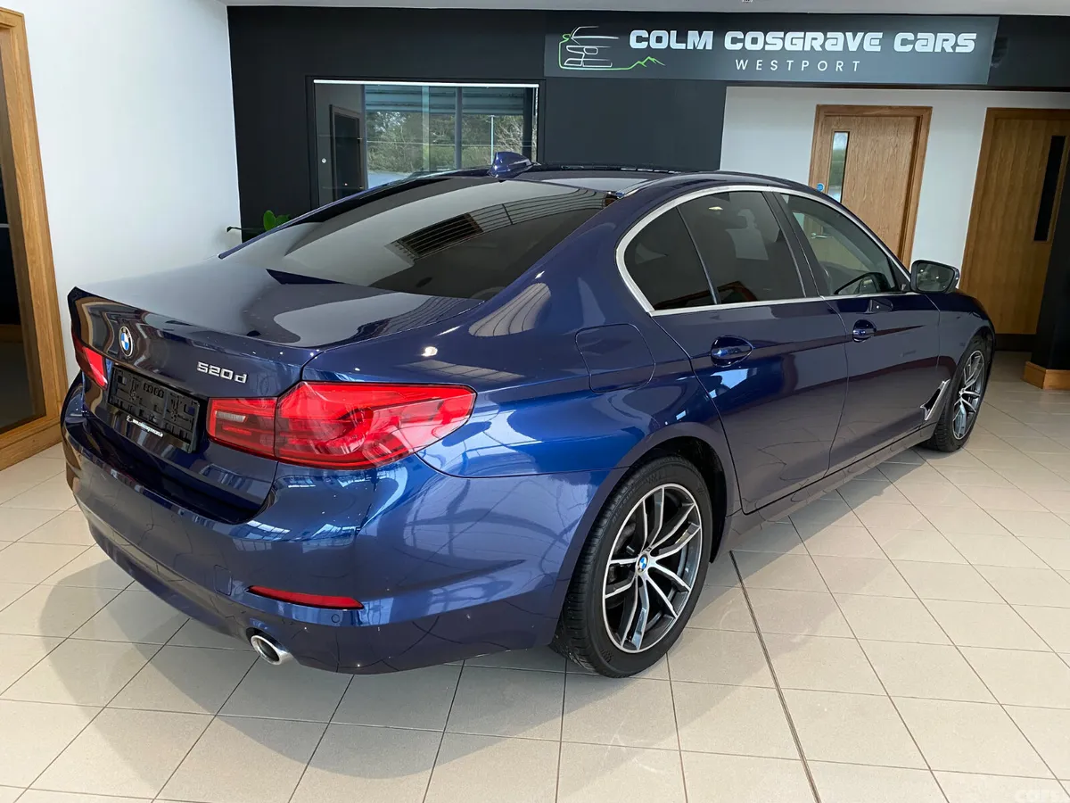 BMW 5-Series Saloon, Diesel, 2019, Blue