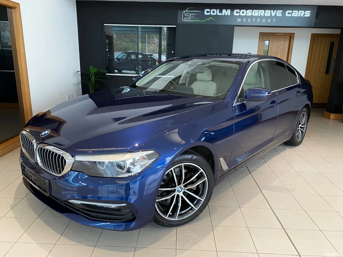 BMW 5-Series Saloon, Diesel, 2019, Blue