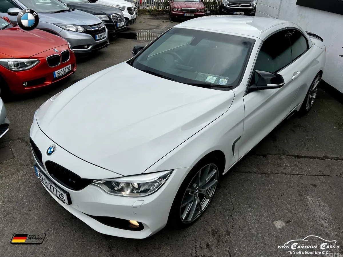 BMW 4-Series Convertible, Diesel, 2014, White
