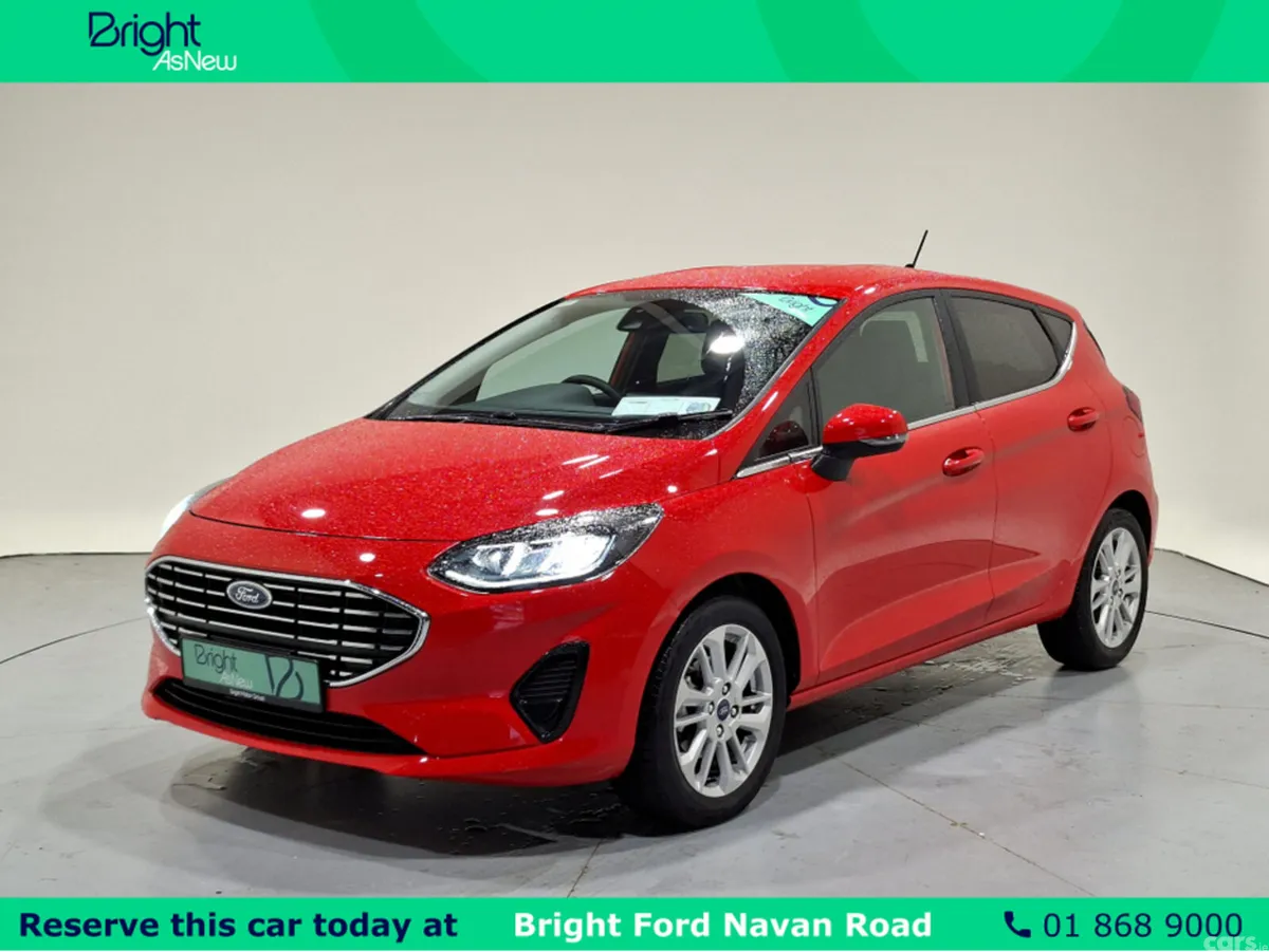 Ford Fiesta Hatchback, Petrol Hybrid, 2022, Red