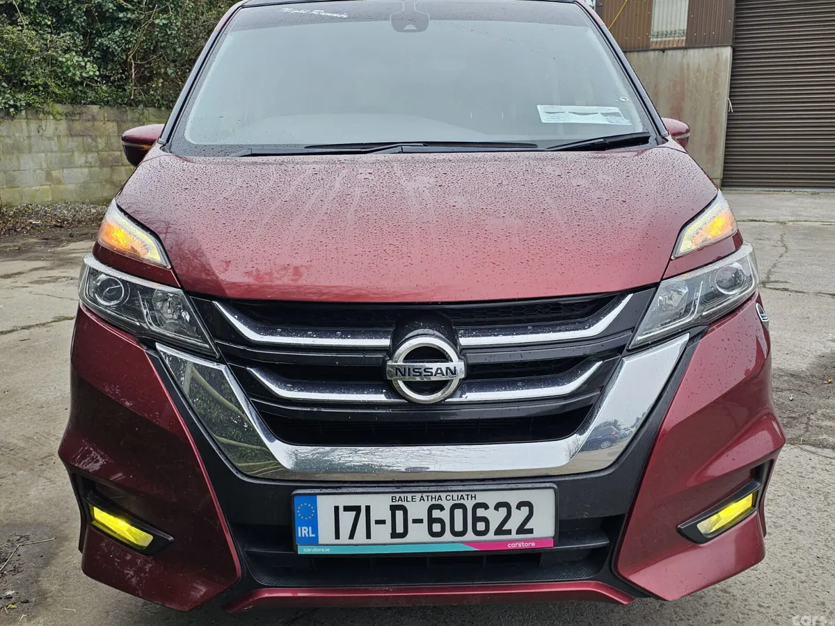 Nissan Serena MPV, Petrol Hybrid, 2017, Red