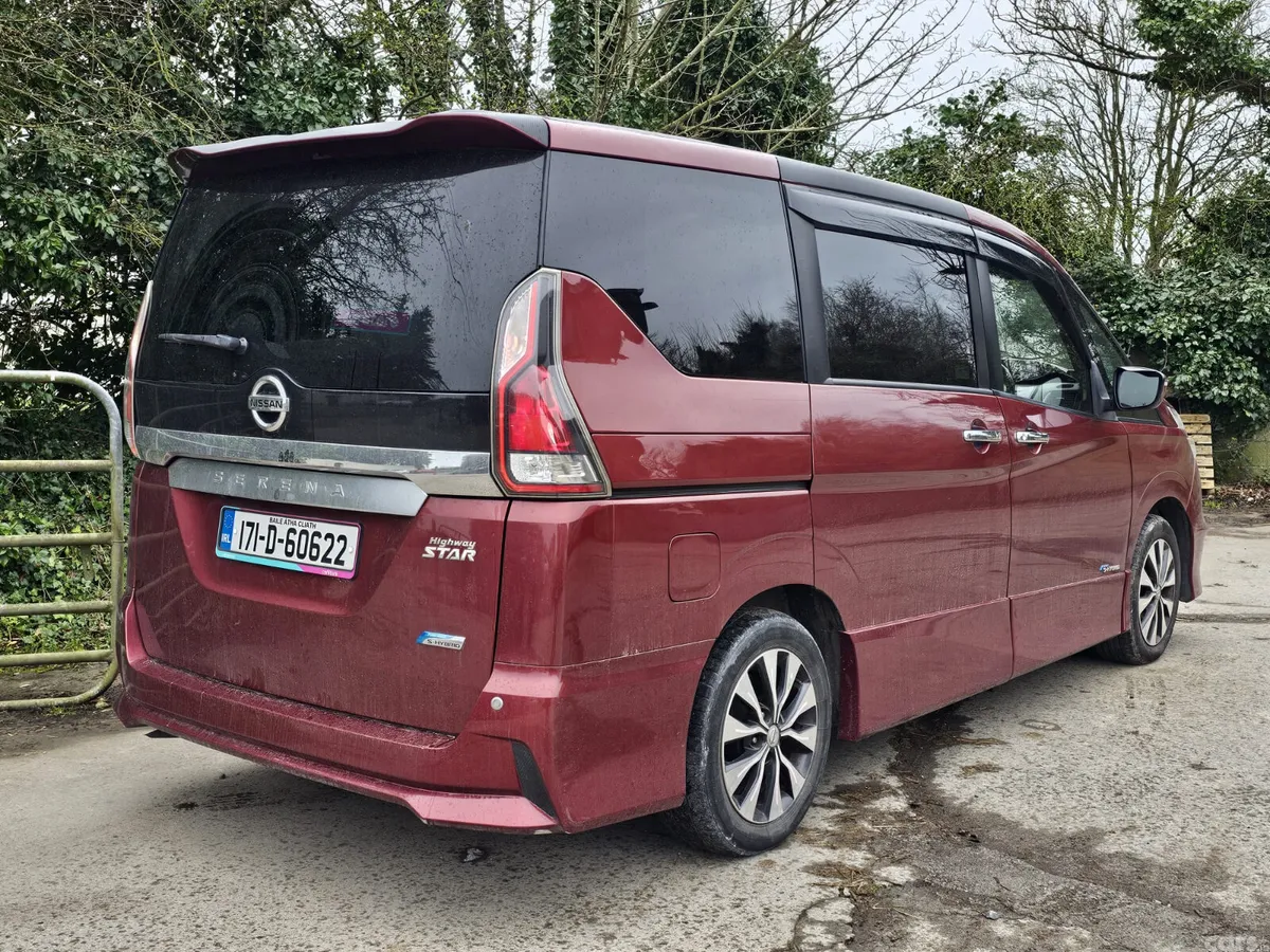Nissan Serena MPV, Petrol Hybrid, 2017, Red
