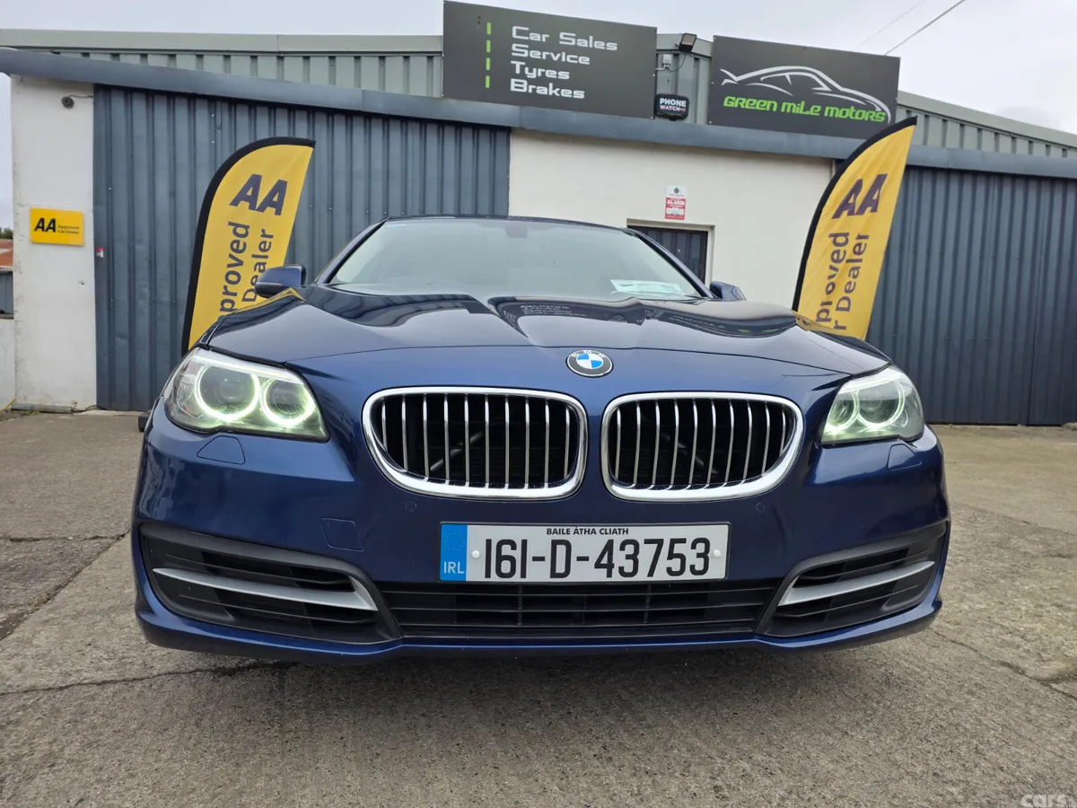 BMW 5-Series Saloon, Diesel, 2016, Blue