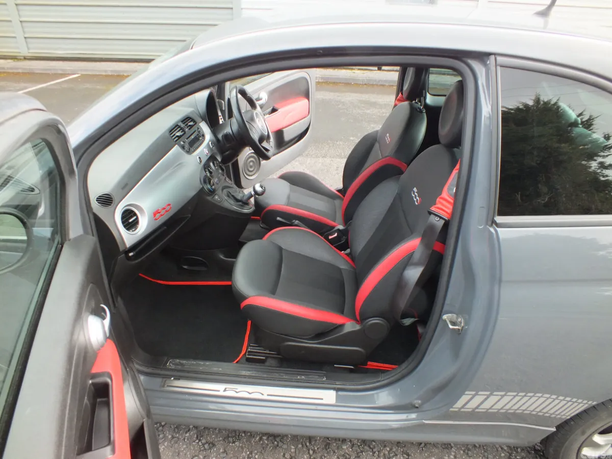 Fiat 500 Hatchback, Petrol, 2015, Grey