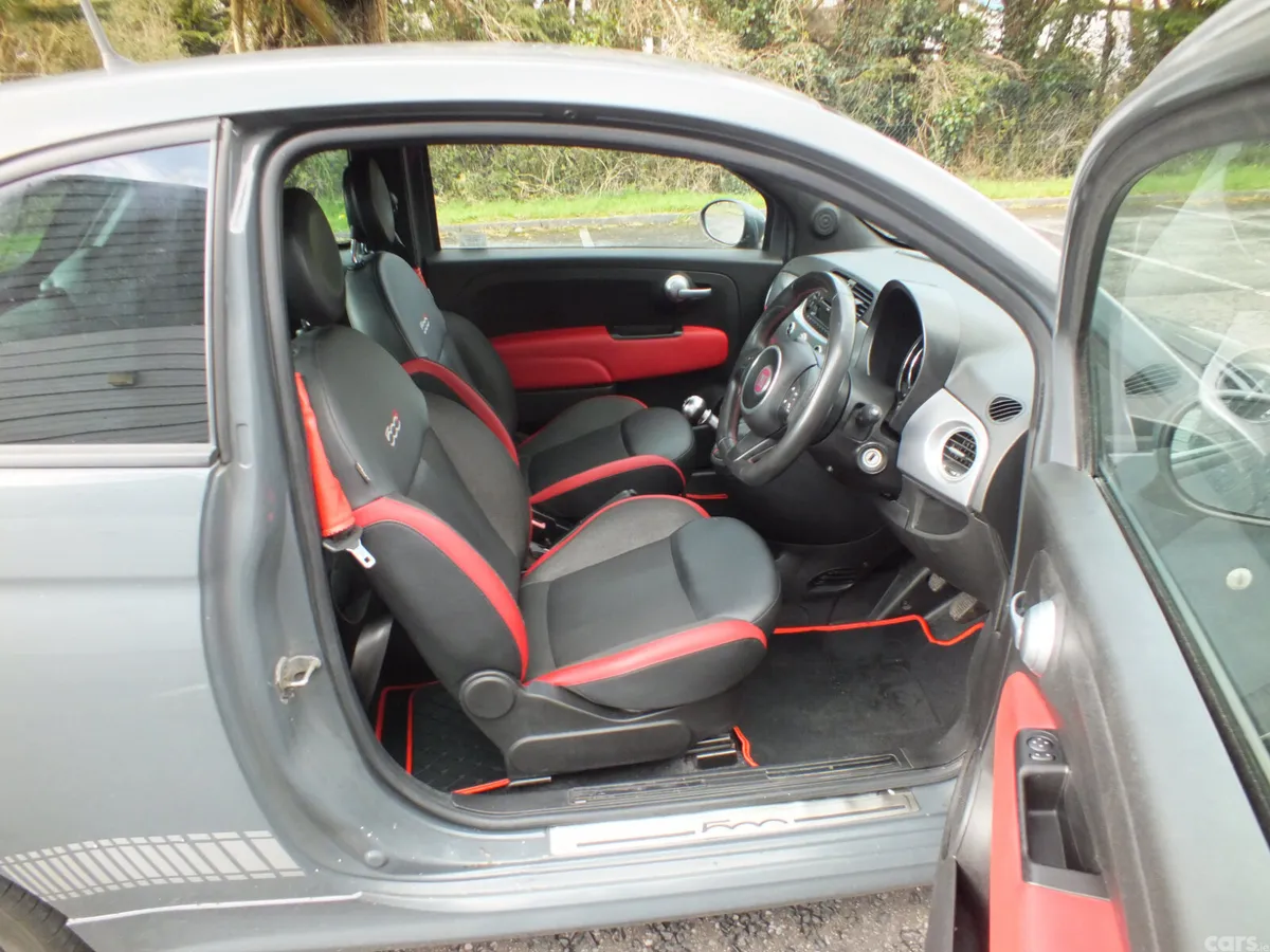 Fiat 500 Hatchback, Petrol, 2015, Grey