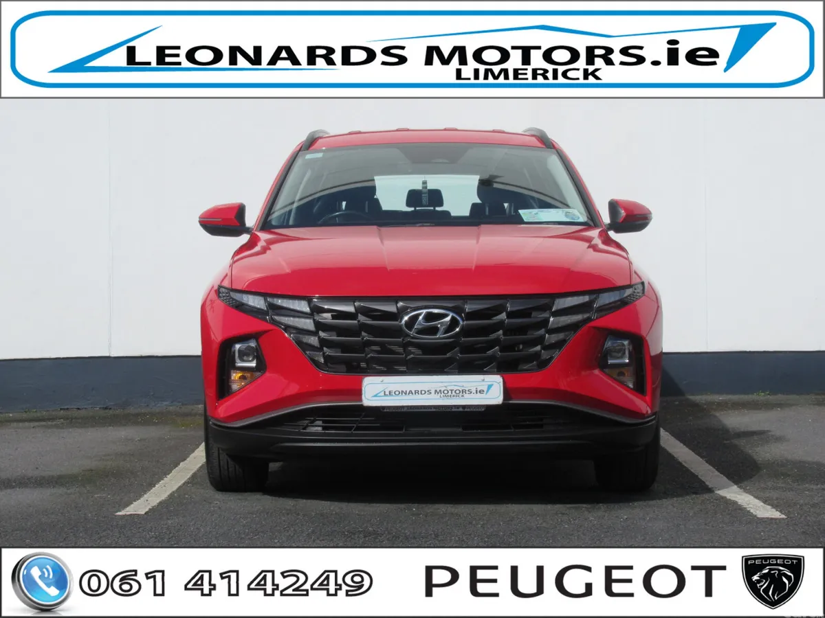 Hyundai Tucson SUV, Petrol Hybrid, 2021, Red