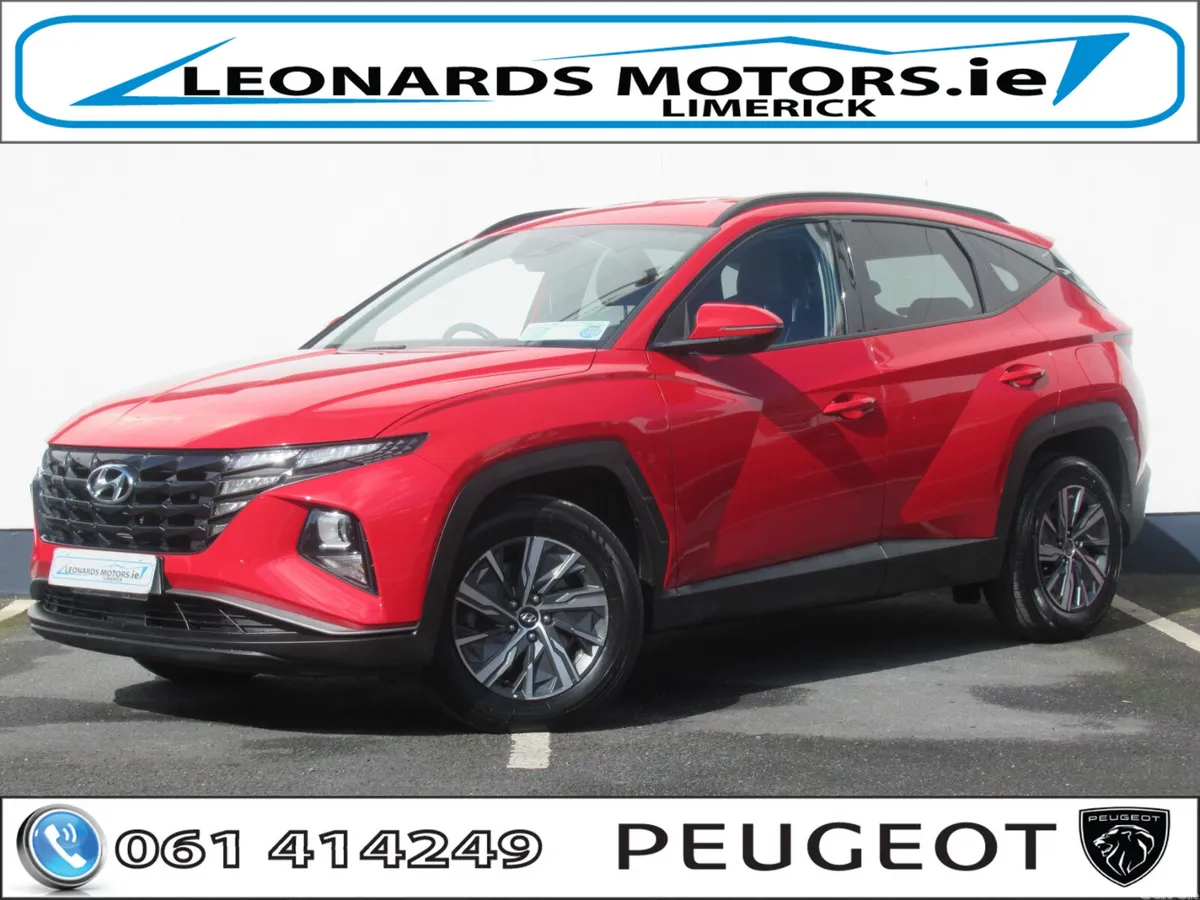 Hyundai Tucson SUV, Petrol Hybrid, 2021, Red