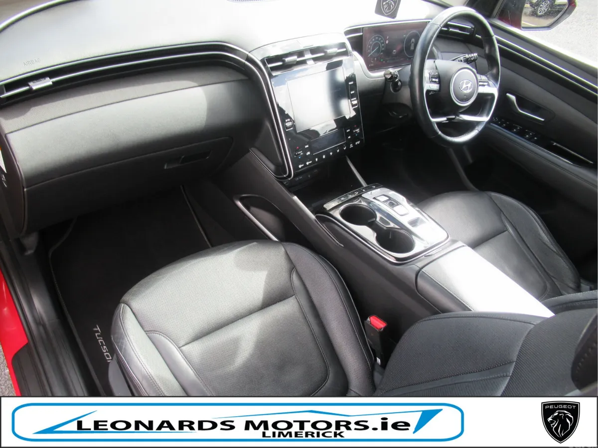 Hyundai Tucson SUV, Petrol Hybrid, 2021, Red