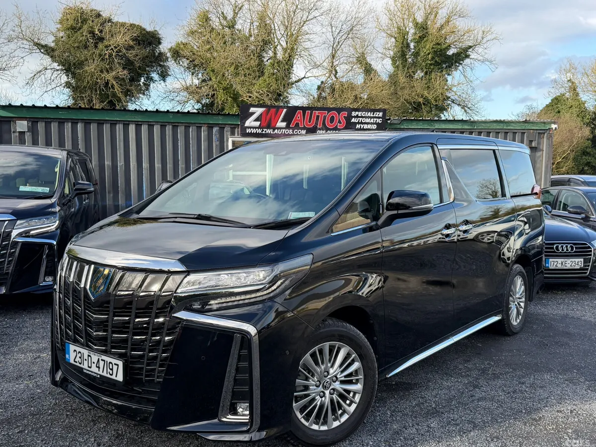 Toyota Alphard MPV, Petrol Hybrid, 2023, Black
