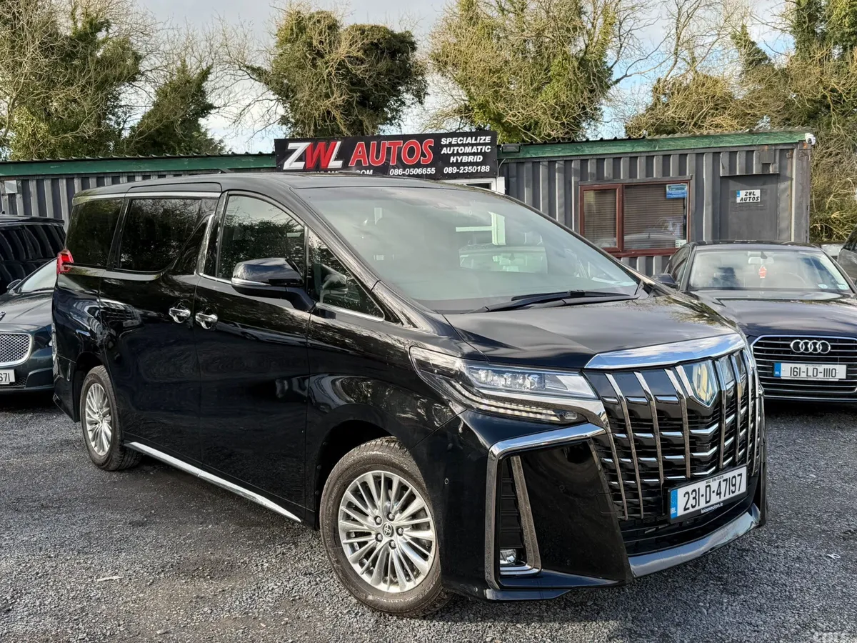 Toyota Alphard MPV, Petrol Hybrid, 2023, Black
