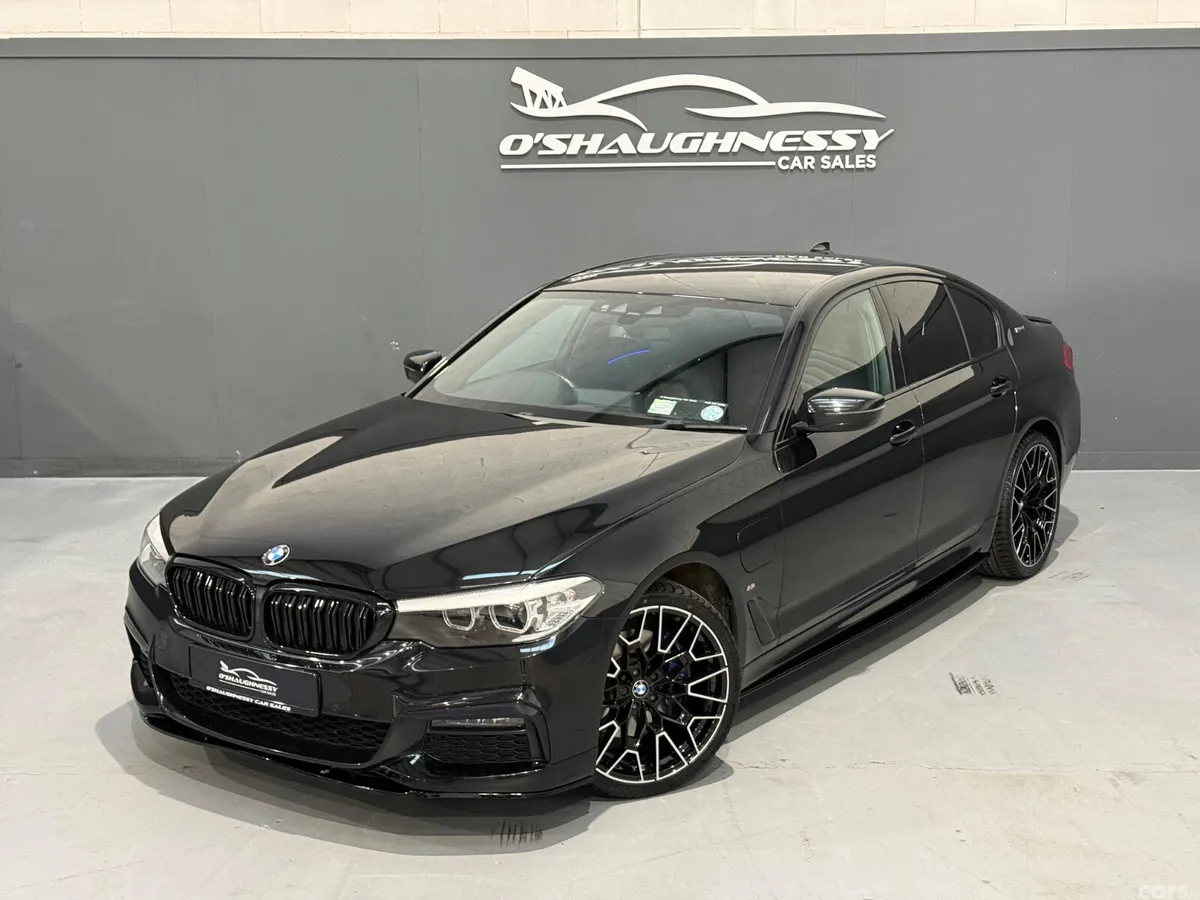 BMW 5-Series Saloon, Petrol Plug-in Hybrid, 2018, Black