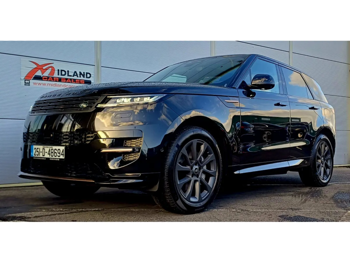 Land Rover Range Rover Sport SUV, Petrol Plug-in Hybrid, 2025, Black