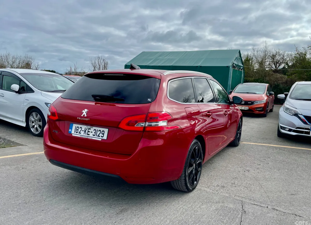 Peugeot 308 Estate, Diesel, 2018, Red