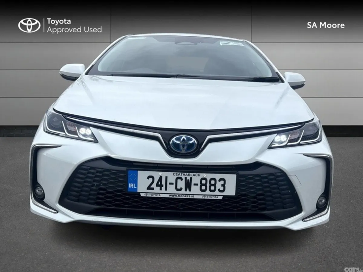 Toyota Corolla Saloon, Petrol Hybrid, 2024, White