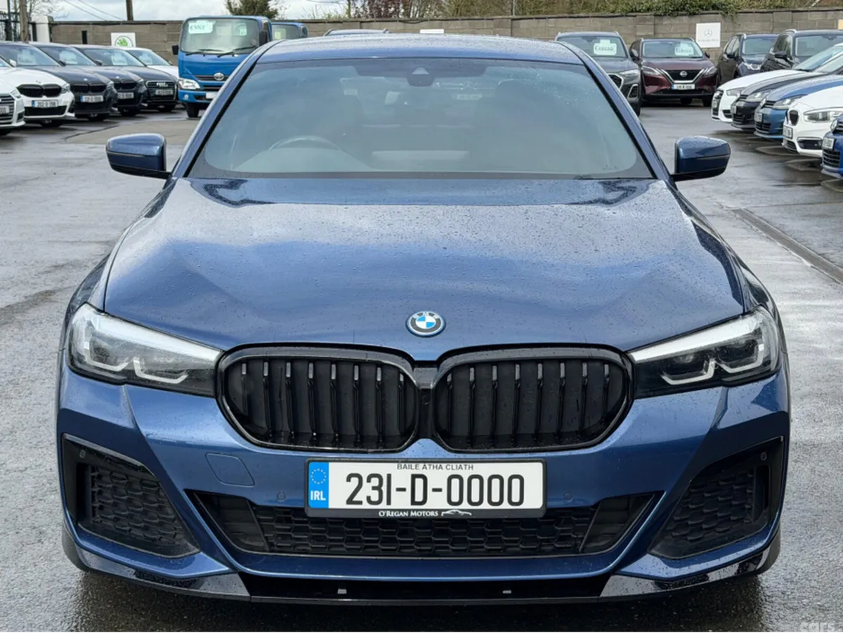 BMW 5-Series Saloon, Petrol Plug-in Hybrid, 2023, Blue
