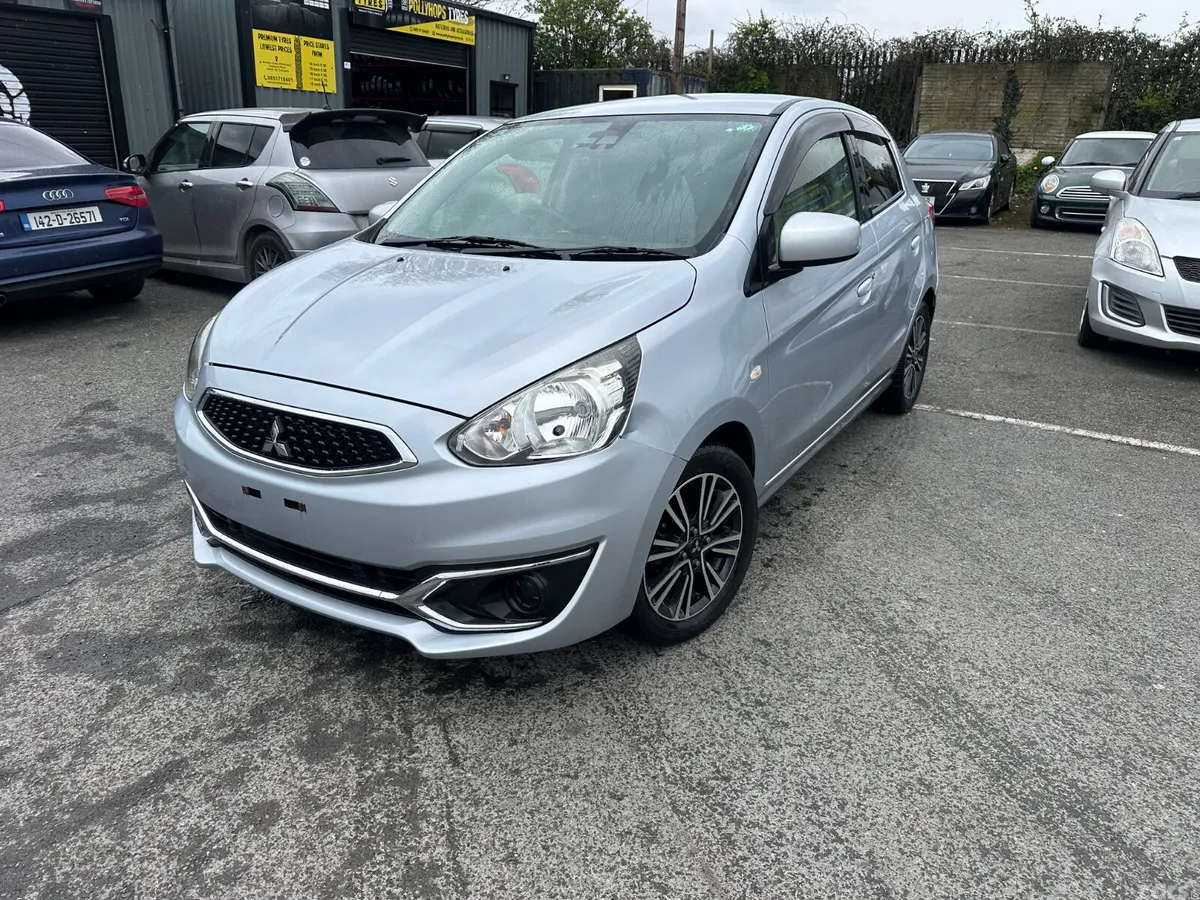 Mitsubishi Mirage Hatchback, Petrol, 2017, Silver