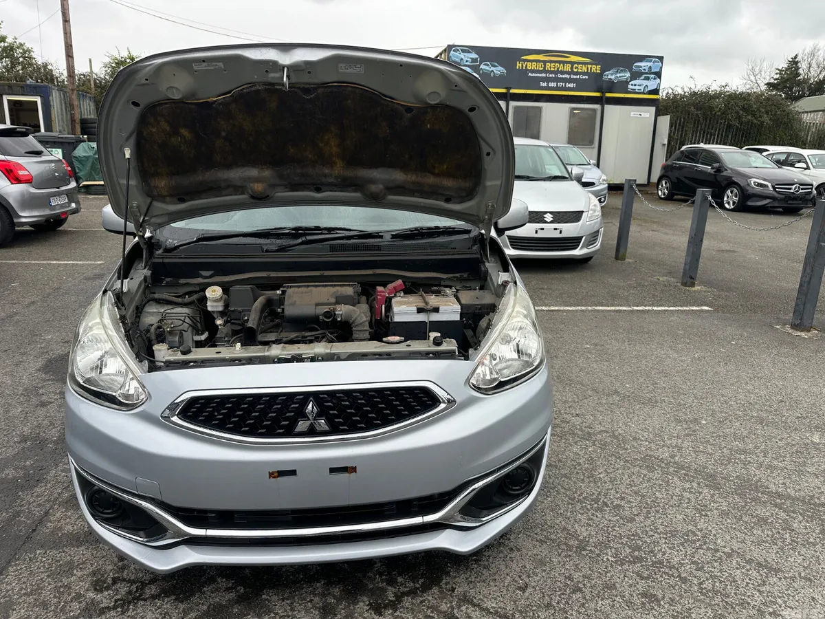 Mitsubishi Mirage Hatchback, Petrol, 2017, Silver