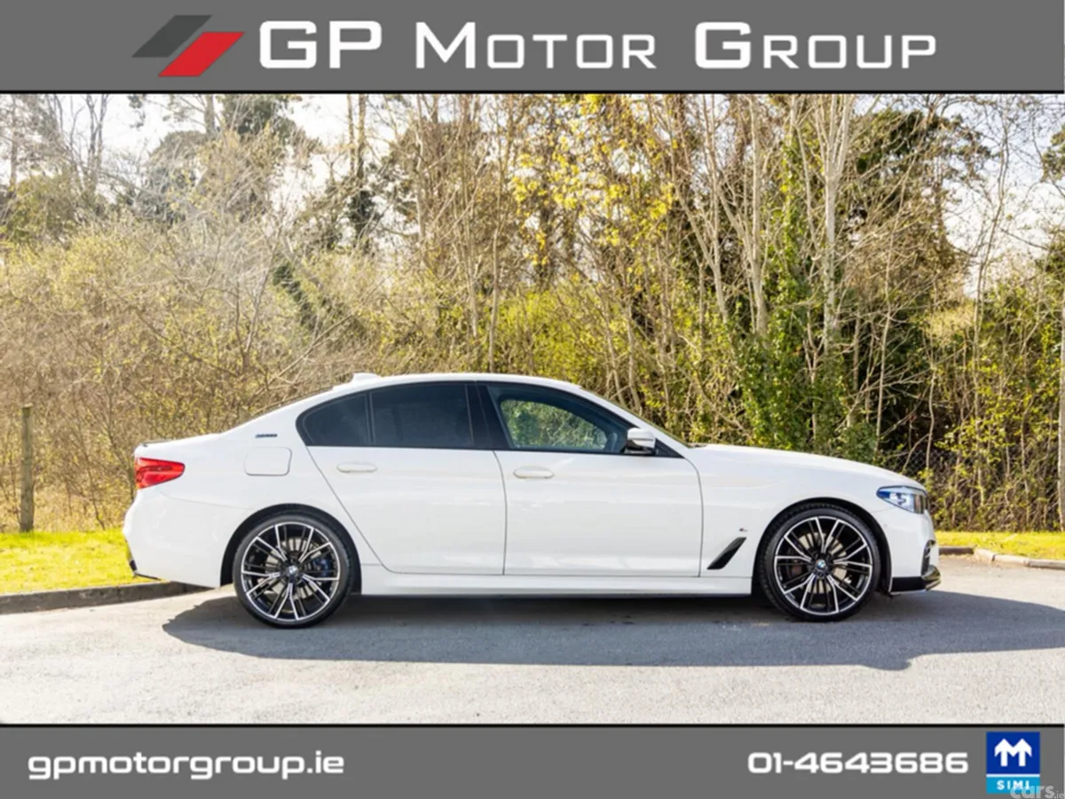 BMW 5-Series Saloon, Petrol Plug-in Hybrid, 2018, White