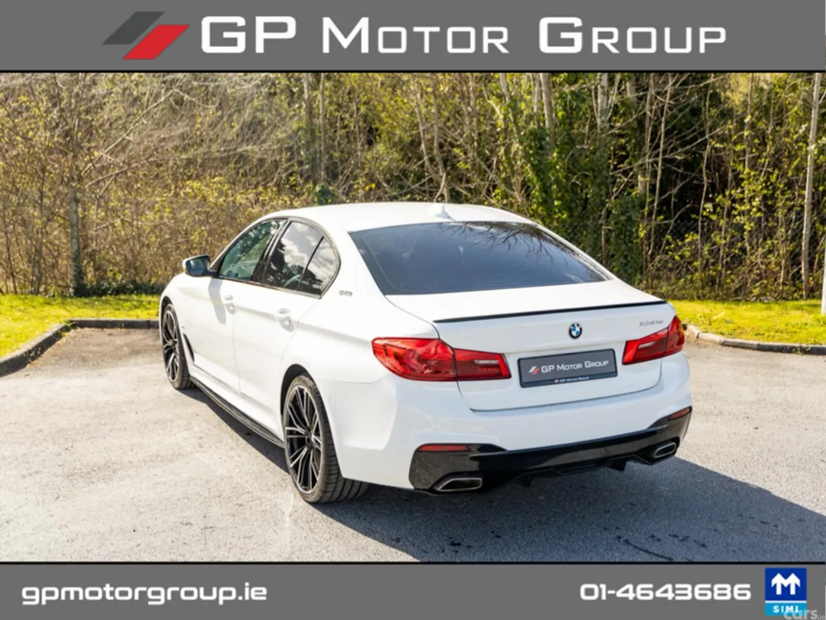 BMW 5-Series Saloon, Petrol Plug-in Hybrid, 2018, White
