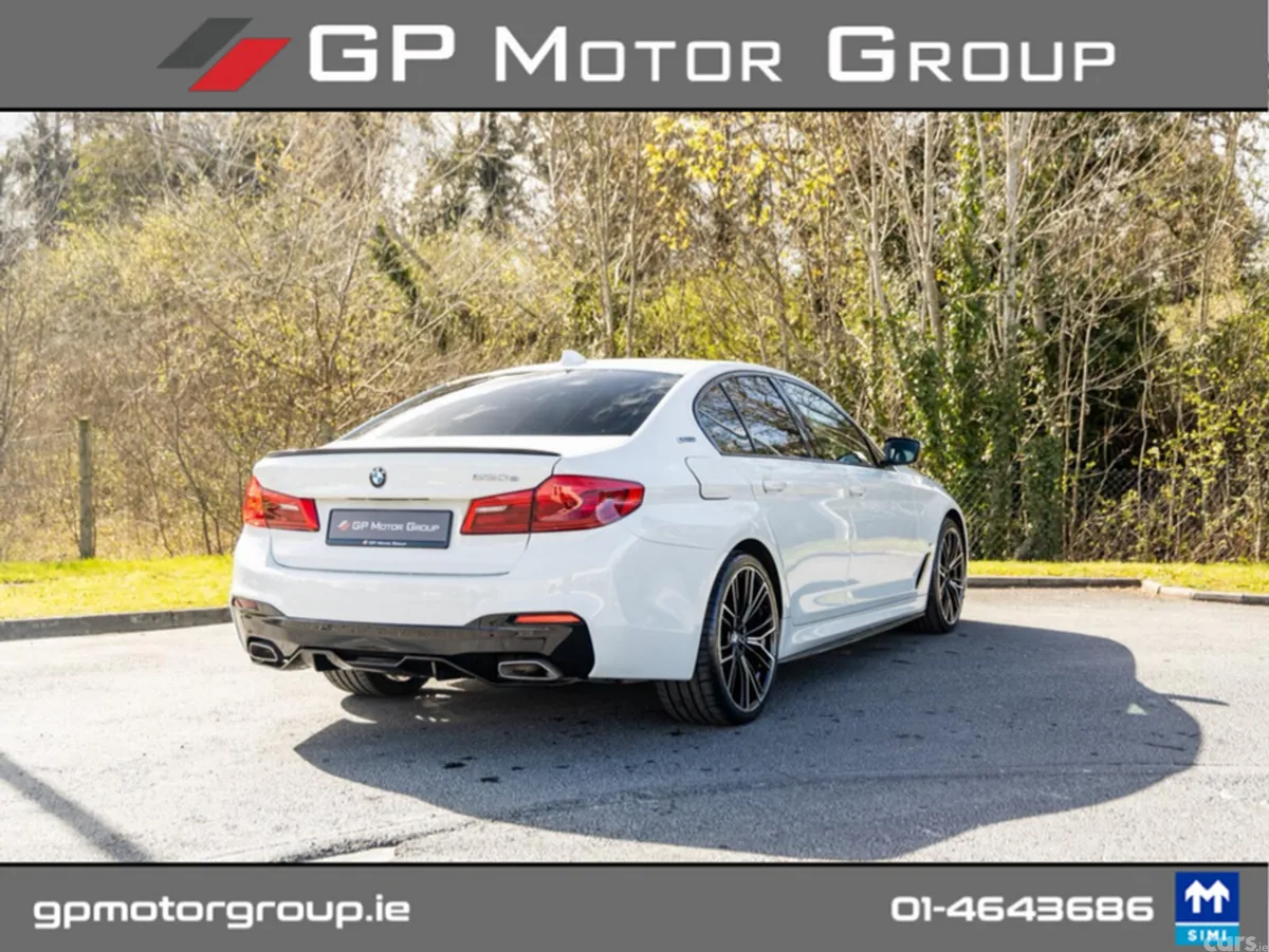 BMW 5-Series Saloon, Petrol Plug-in Hybrid, 2018, White
