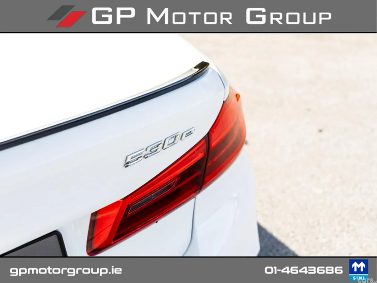 BMW 5-Series Saloon, Petrol Plug-in Hybrid, 2018, White