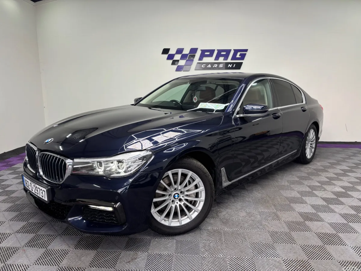 BMW 7-Series Saloon, Petrol Plug-in Hybrid, 2016, Blue