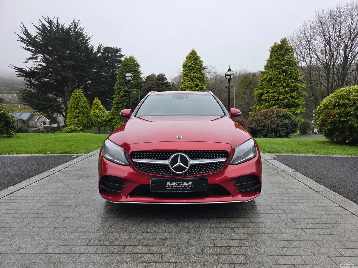 Mercedes-Benz C-Class Estate, Diesel Plug-in Hybrid, 2020, Red