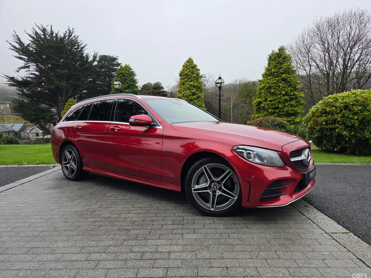 Mercedes-Benz C-Class Estate, Diesel Plug-in Hybrid, 2020, Red