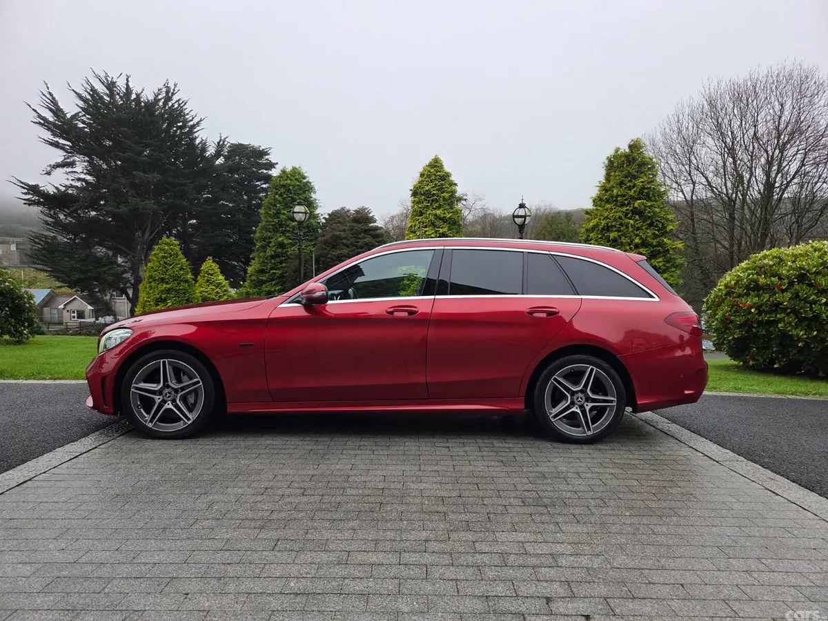 Mercedes-Benz C-Class Estate, Diesel Plug-in Hybrid, 2020, Red